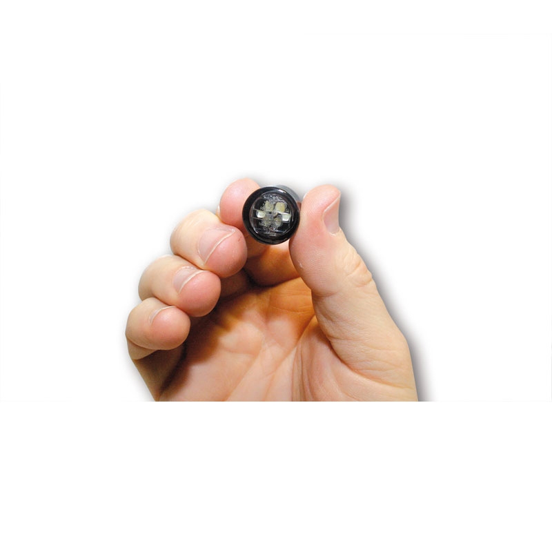 "Highsider Smart Micro Pin" juodos spalvos LED motociklų mirksintys žibintai