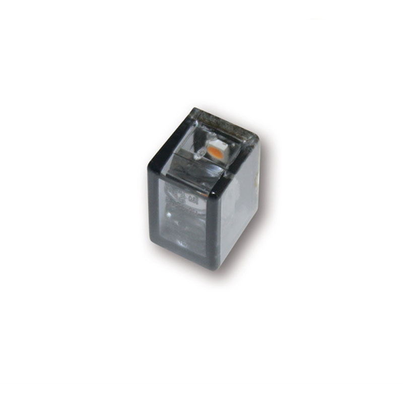 "Highsider Smart Micro Cube-V" LED dūmų pilkos spalvos motociklų žibintai