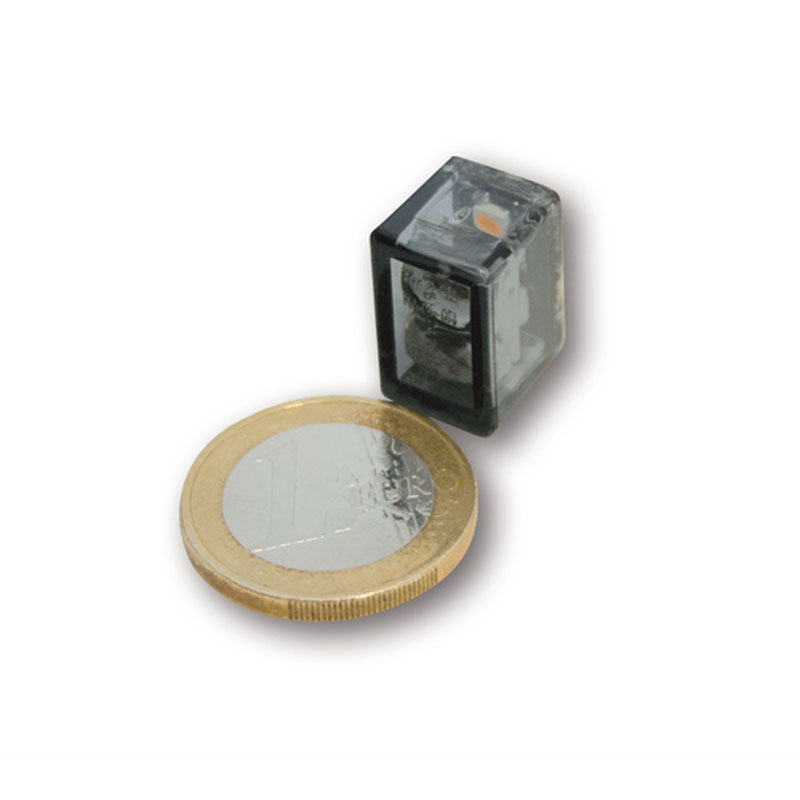 "Highsider Smart Micro Cube-V" LED dūmų pilkos spalvos motociklų žibintai