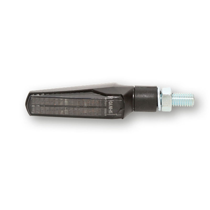"Highsider Smart Fineline LED 2in1" juodi motociklų žibintai