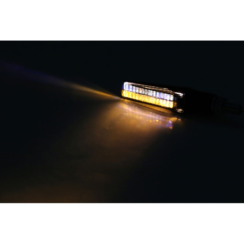 "Highsider Smart Fineline LED 2in1" juodi motociklų žibintai