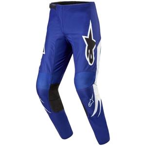 Alpinestars Fluid Lucent motokroso kelnės mėlyna-balta-juoda