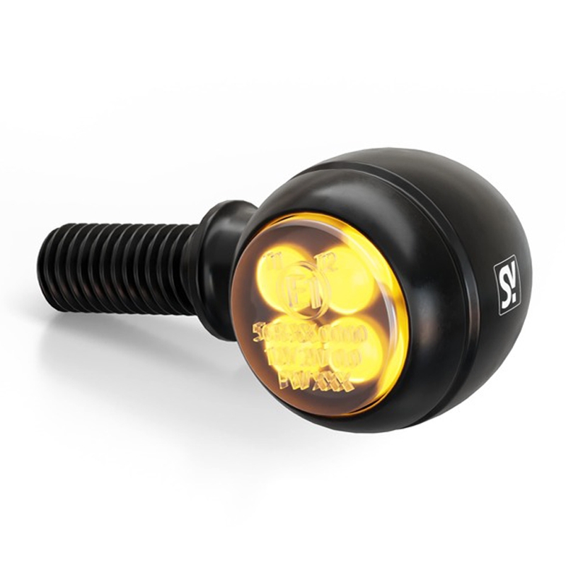 "Highsider Smart Circula-S LED 2in1" juodi motociklų žibintai