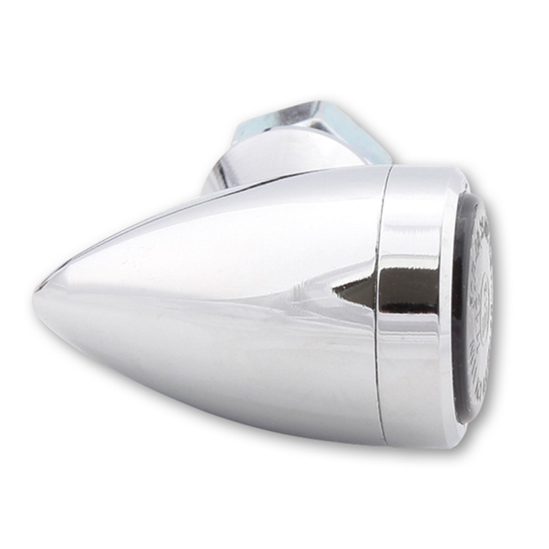 "Highsider Smart Sixteen Bullet" LED motociklų posūkių signalai, chromuoti