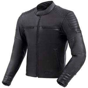 Rebelhorn Hunter II juoda odinė motociklo striukė