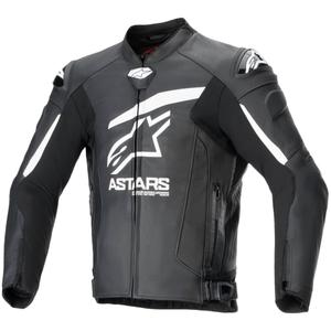 Alpinestars GP plus R 4 Airflow juodai balta odinė motociklininko striukė