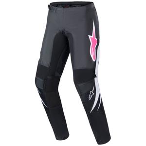 Alpinestars Stella Fluid Motokroso kelnės moterims Juodai baltos