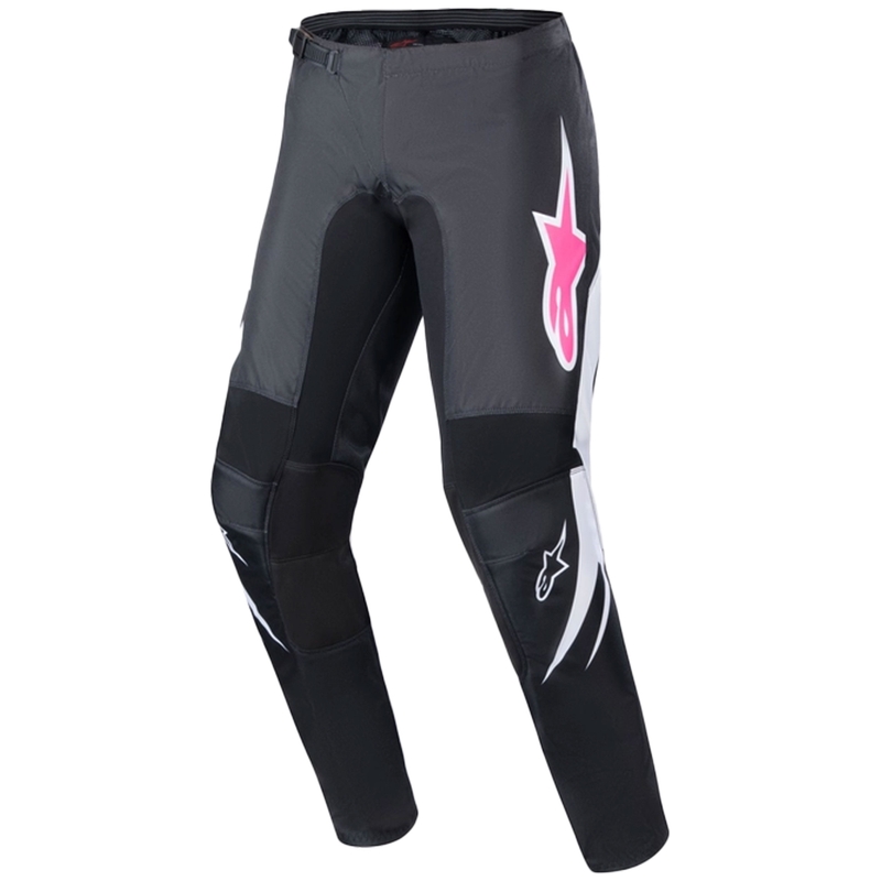 Alpinestars Stella Fluid Motokroso kelnės moterims Juodai baltos