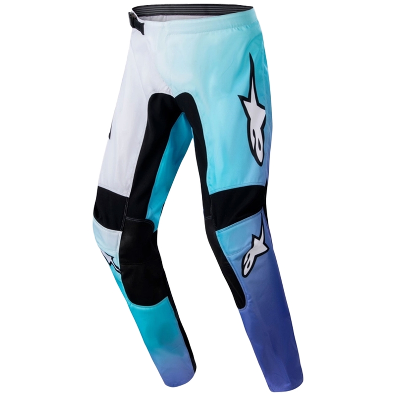 Alpinestars Stella Fluid Motokroso kelnės moterims Baltos ir violetinės spalvos