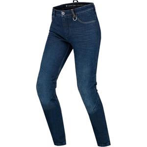 Moteriški tamsiai mėlyni motociklininko džinsai Shima Devon