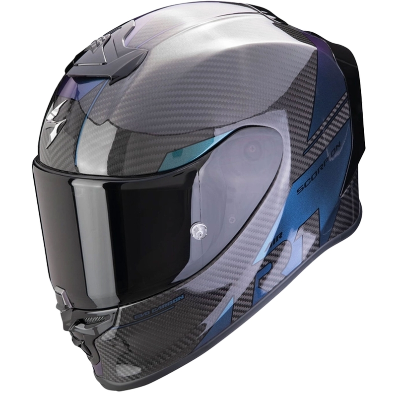 Integrální helma na motorku Scorpion EXO-R1 EVO Carbon Air Rally černý chameleon výprodej