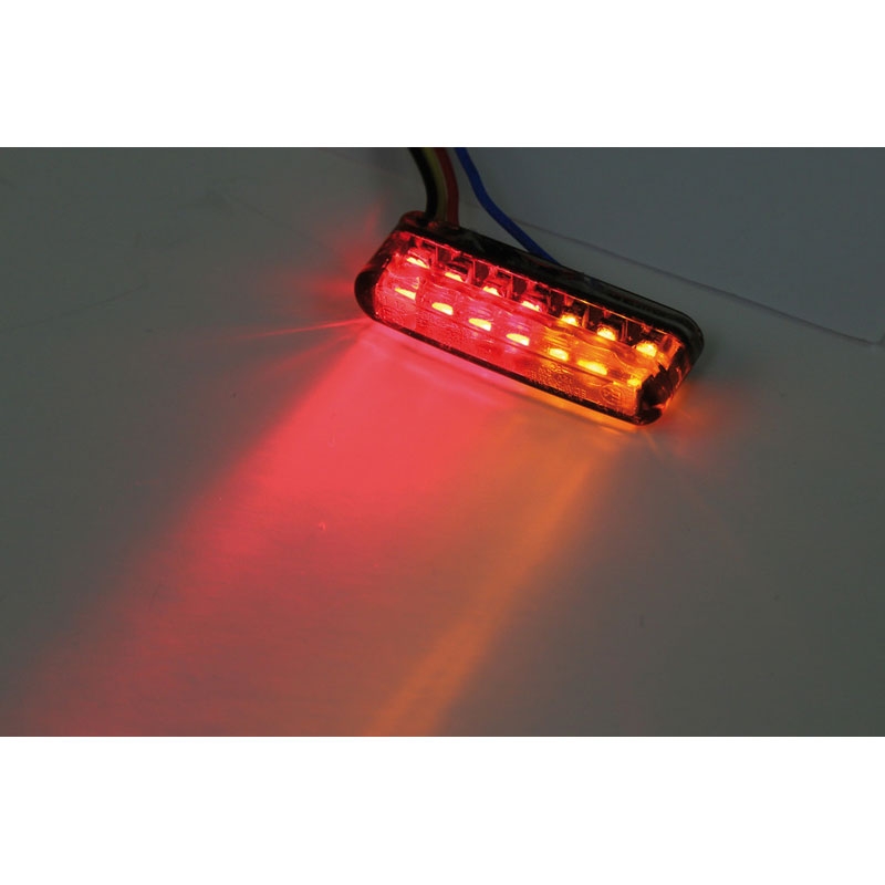 "Highsider Smart Shorty LED 3in1" juodi motociklų mirksintys žibintai