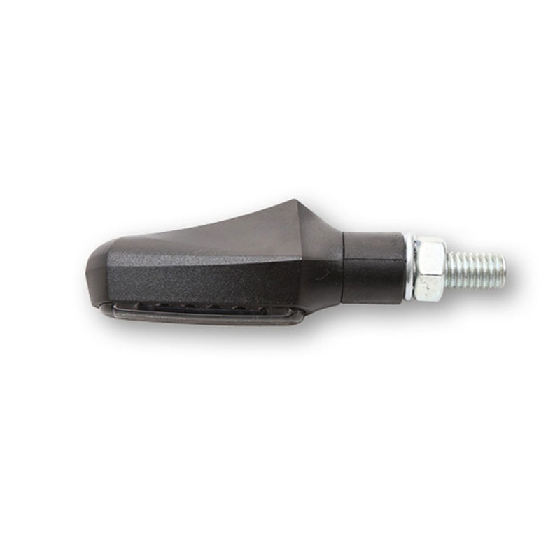 "Highsider Smart Shorty Fin 3in1" juodos spalvos motocikliniai mirksintys žibintai
