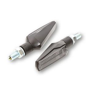 "Highsider Smart Fineline LED 3in1" juodi motociklų žibintai