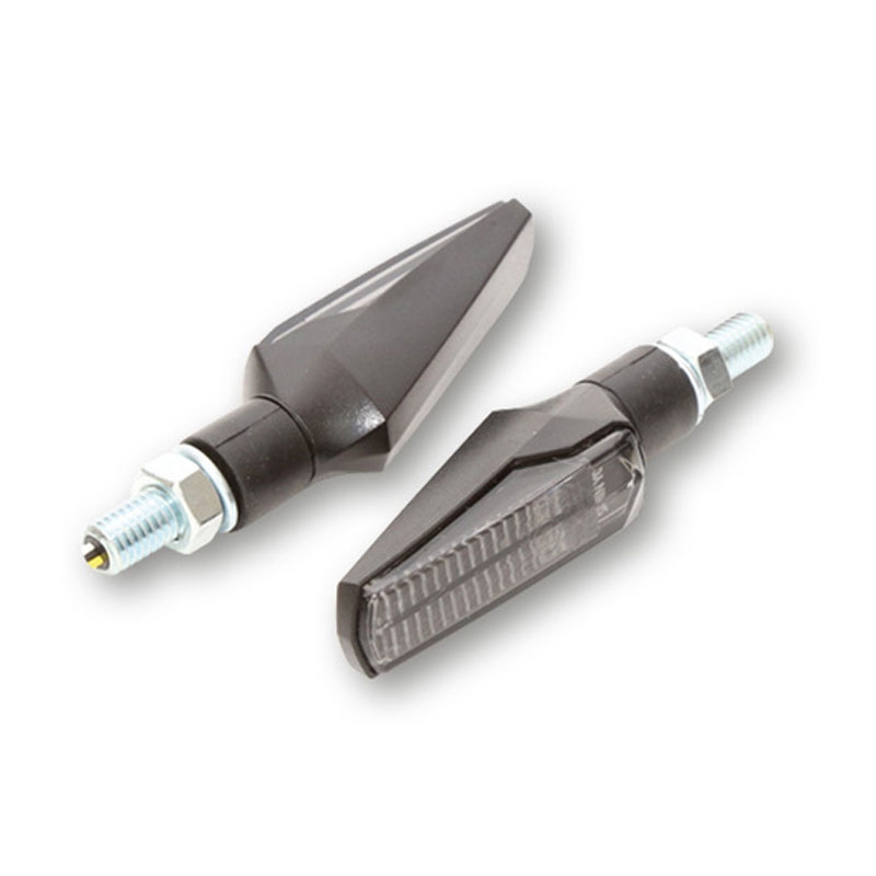 "Highsider Smart Fineline LED 3in1" juodi motociklų žibintai
