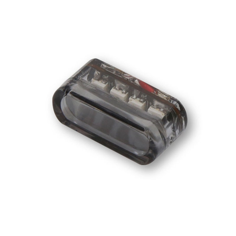 Galinis motociklo žibintas "Highsider Smart Module" 1 LED dūmų pilkos spalvos