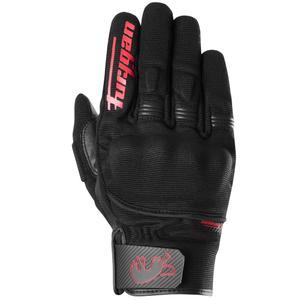 Motociklininko pirštinės Furygan Jet D3O Evo juodos ir raudonos spalvos