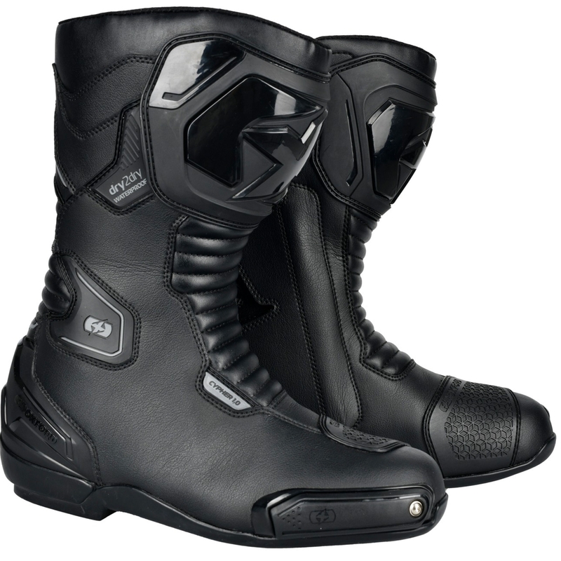 Oxford Cypher 1.0 D2D Black Motociklininko batai