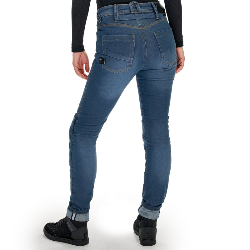 "Shima Ridge" moteriški džinsai "Extended Biker Jeans" mėlyni