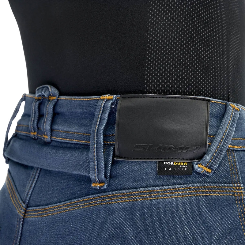 "Shima Ridge" moteriški džinsai "Extended Biker Jeans" mėlyni