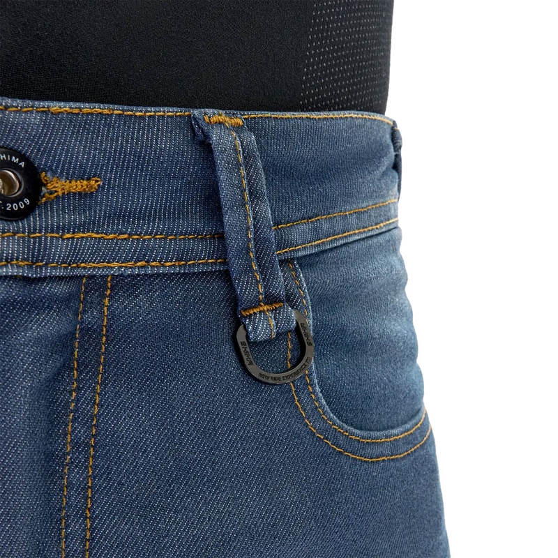 "Shima Ridge" moteriški džinsai "Extended Biker Jeans" mėlyni
