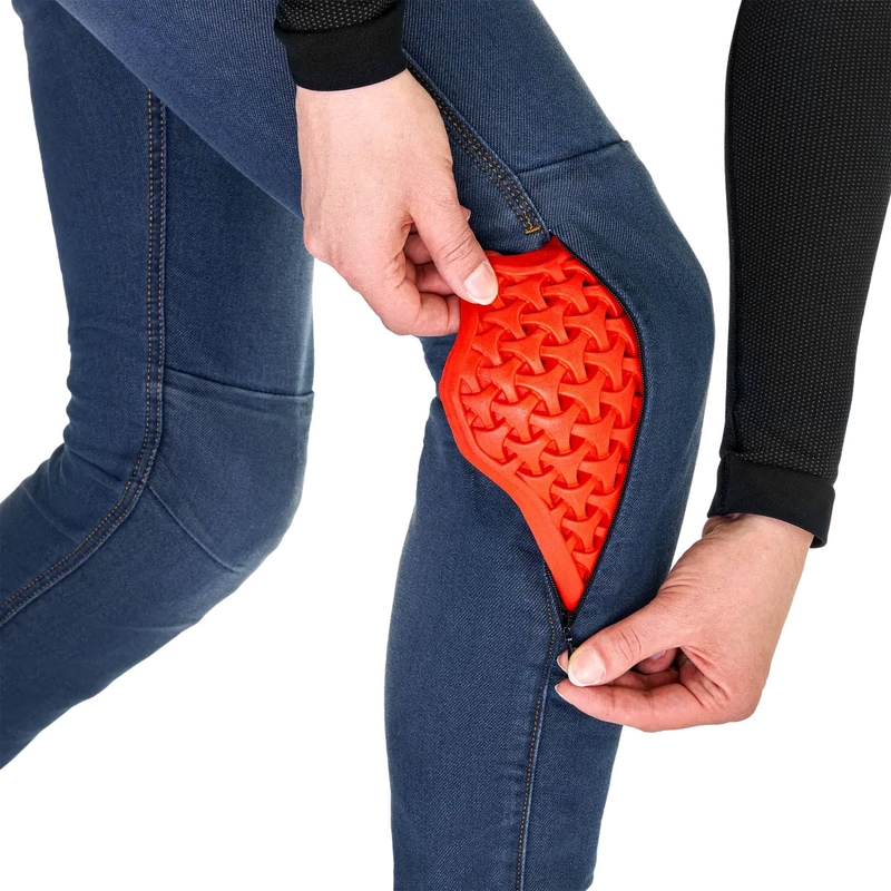 "Shima Ridge" moteriški džinsai "Extended Biker Jeans" mėlyni
