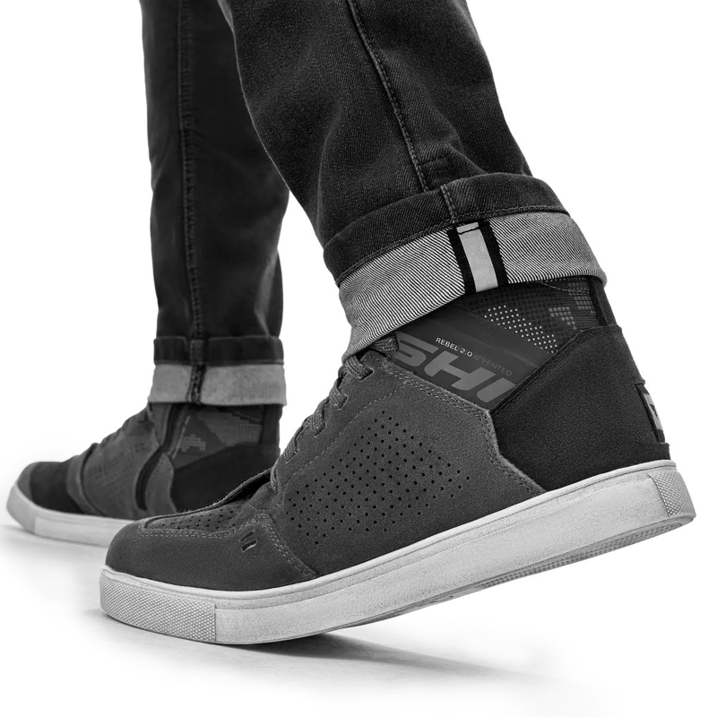 "Shima Ridge" juodi motociklininko džinsai