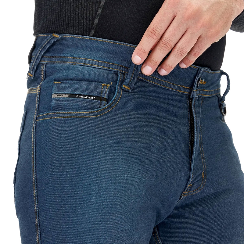 "Shima Ridge" mėlyni motociklininko džinsai