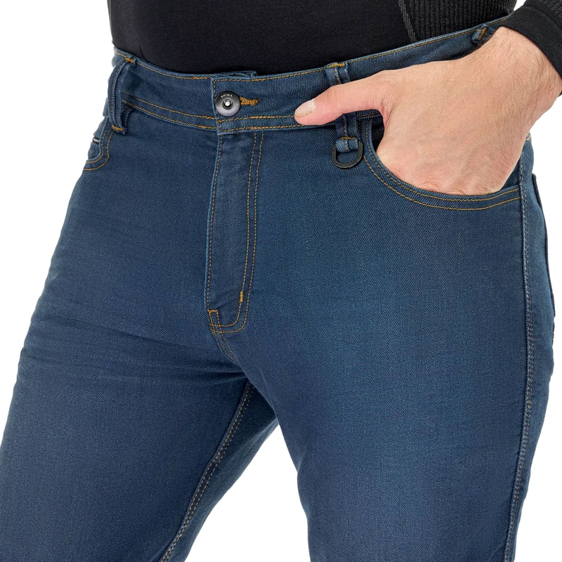 "Shima Ridge" mėlyni motociklininko džinsai