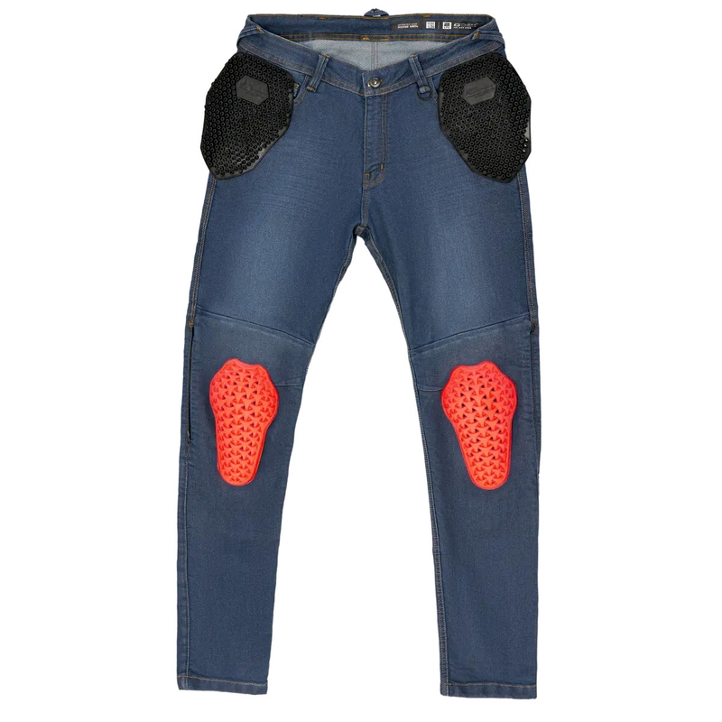 "Shima Ridge" mėlyni motociklininko džinsai