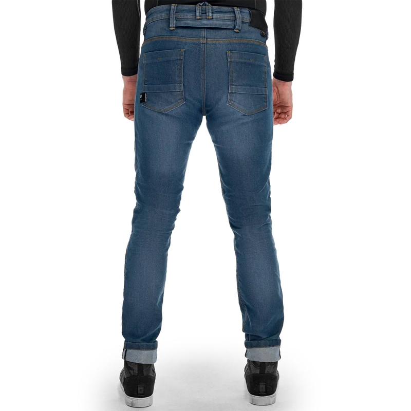 "Shima Ridge" prailginti dviratininko džinsai mėlyni