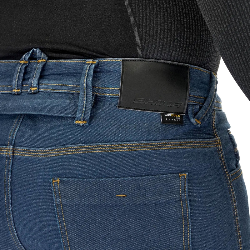 "Shima Ridge" prailginti dviratininko džinsai mėlyni