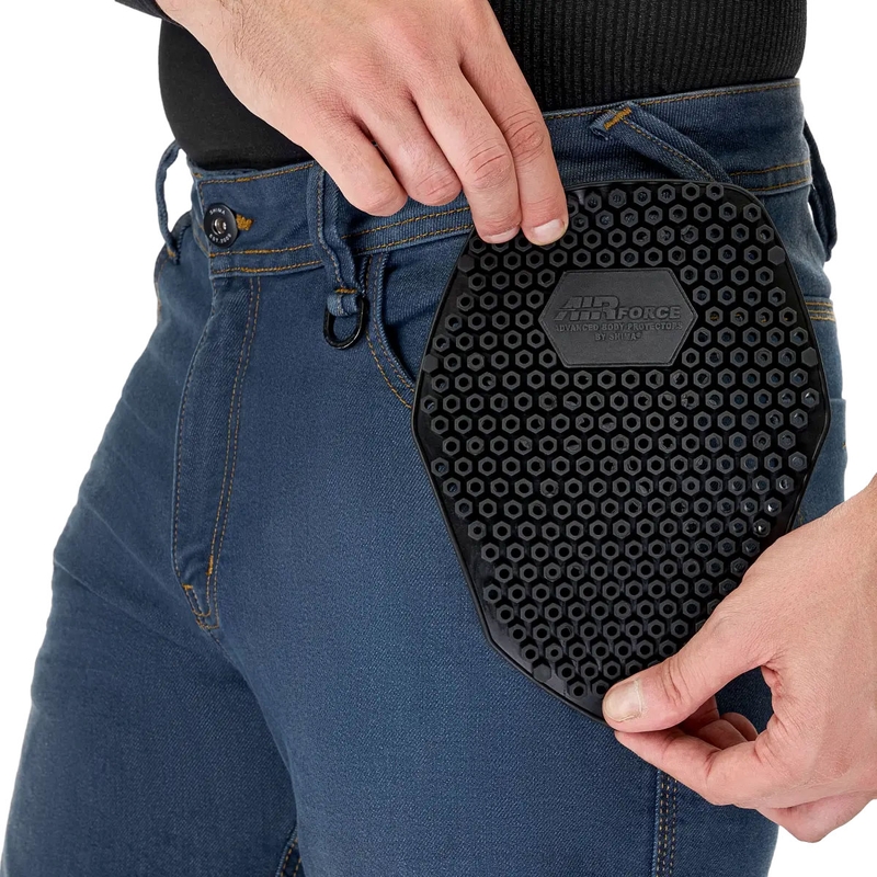 "Shima Ridge" prailginti dviratininko džinsai mėlyni