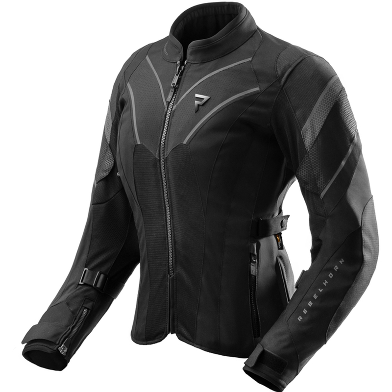 Moteriška motociklininko striukė Rebelhorn Hiflow V Black