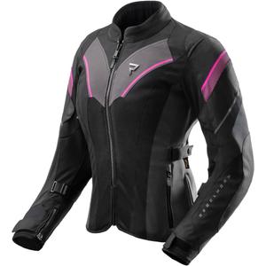 Moteriška motociklininko striukė Rebelhorn Hiflow V Black-Grey-Pink