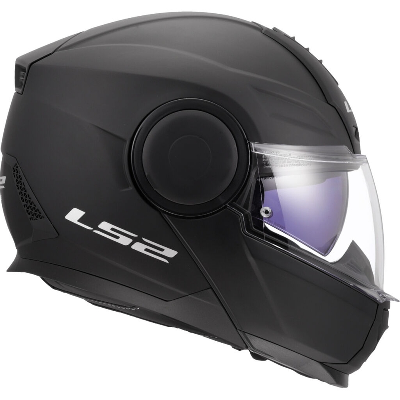 LS2 FF902 Scope II Solid Matte Black Flip-up motociklininko šalmas