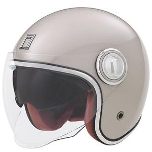 Atviras šalmas NOX PREMIUM Heritage šampano rožinės spalvos