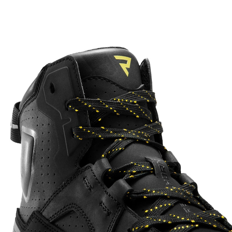 Moteriški motociklo batai „Rebelhorn Vandal II“ juodi-auksiniai