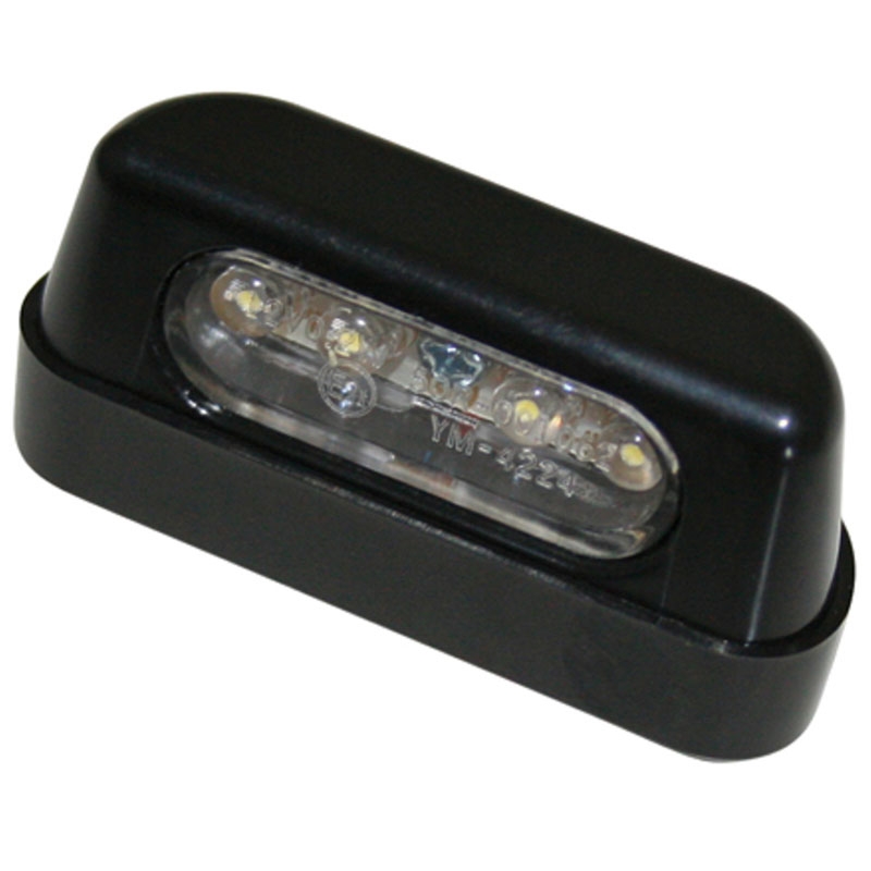 LED valstybinio numerio ženklo apšvietimas "Highsider Smart Plate" juodas