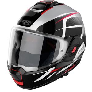 Nolan N120-1 Nightlife N-com 27 White Flip šalmas