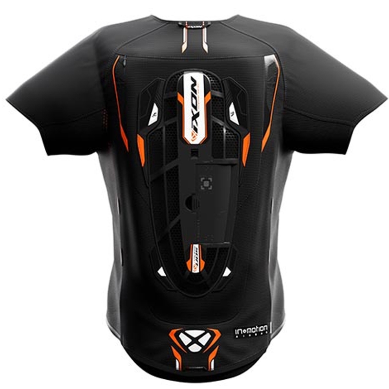 Oro pagalvių sistema IXON IX-AIRBAG U05 juoda-oranžinė