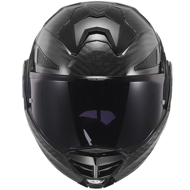 LS2 FF901 Advant X Solid Carbon Black sulankstomas motociklininko šalmas