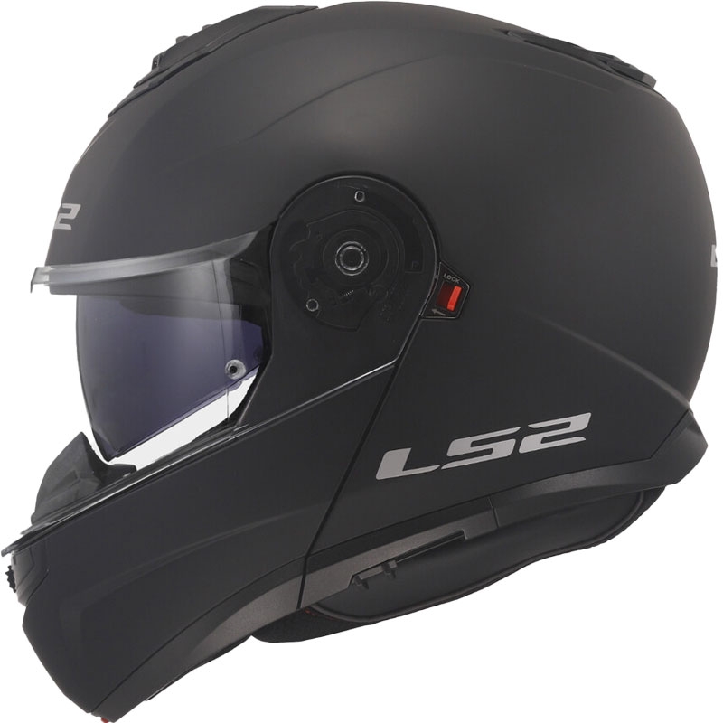 Atverčiamas šalmas LS2 FF908 Strobe II juodas matinis
