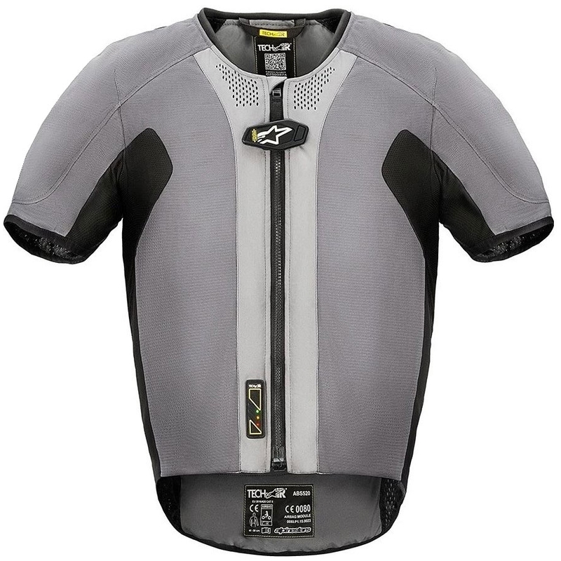 "Alpinestars Tech-Air® 5" pilkai juoda liemenė su oro pagalve