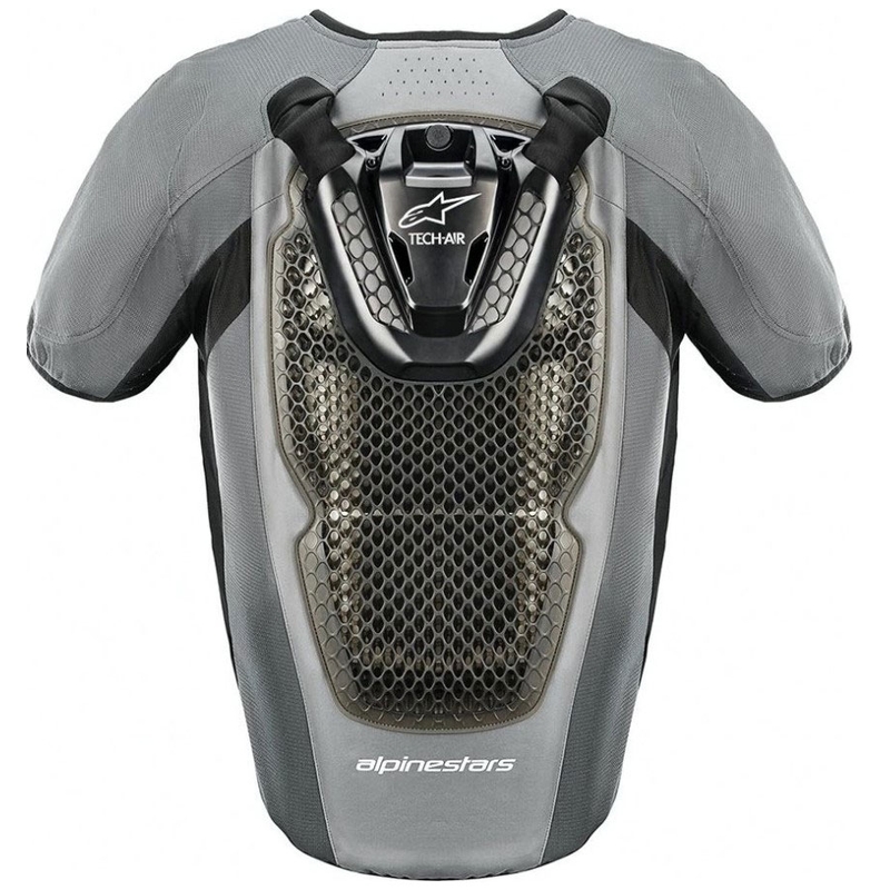 "Alpinestars Tech-Air® 5" pilkai juoda liemenė su oro pagalve