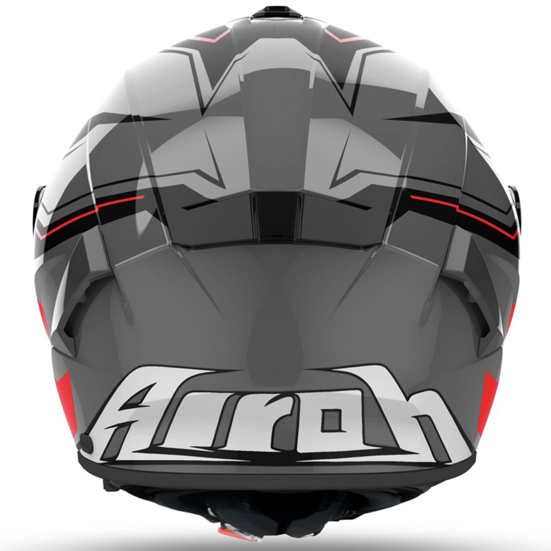 Integruotas motociklininko šalmas Airoh SPARK 2 Dart blizgus raudonas