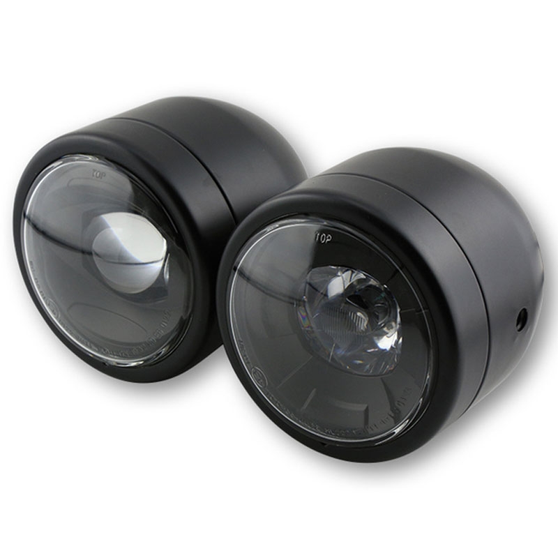 "Highsider Smart Twin LED" juodos spalvos pagrindinis žibintas