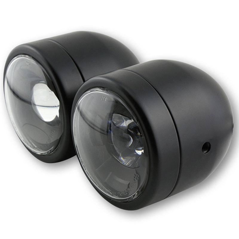 "Highsider Smart Twin LED" juodos spalvos pagrindinis žibintas