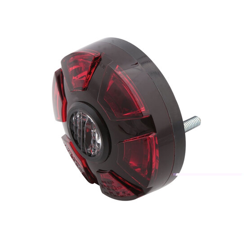 Galinis žibintas keturračiui dviračiui Highsider Smart ATV LED 3in1 raudona-juoda