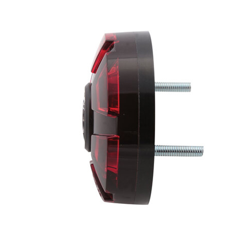 Galinis žibintas keturračiui dviračiui Highsider Smart ATV LED 3in1 raudona-juoda